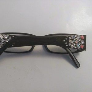 Dolce & Gabbana - Black Glasses with Rhinestones
